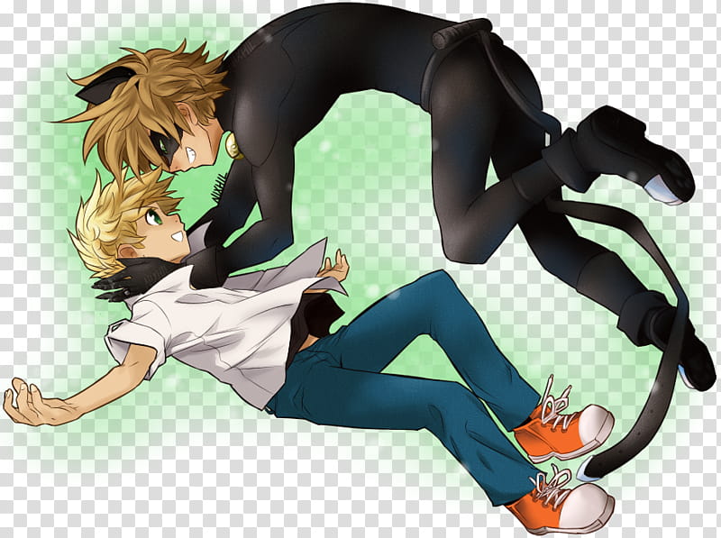 Chat Noir and Adrien transparent background PNG clipart