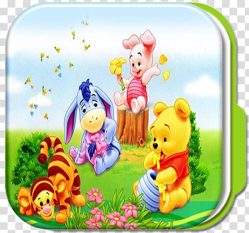 Cute Folders Winnie The Pooh Carpetas , Folders Winnie The Pooh By; MinnieKawaiiTUTOS () transparent background PNG clipart