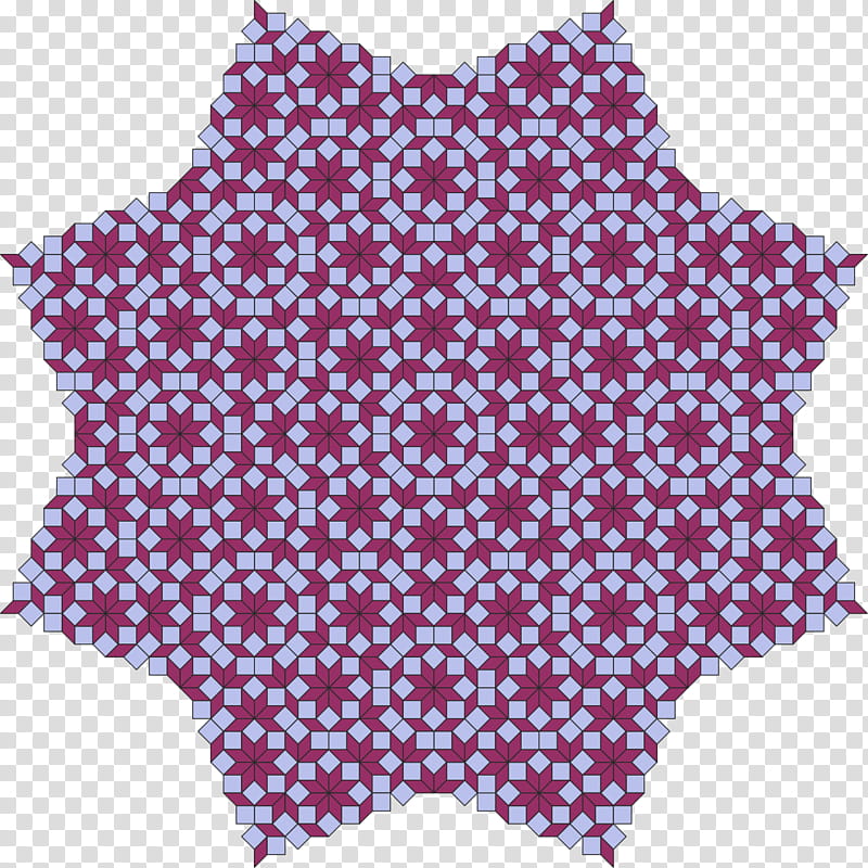 Tessellation Textile, Aperiodic Tiling, Penrose Tiling, Mathematics, Geometry, Aperiodic Set Of Prototiles, Quasicrystal, Symmetry transparent background PNG clipart
