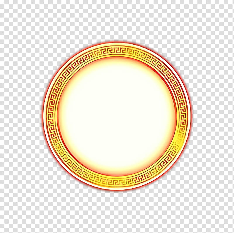 Yellow Circle, Cartoon, Meter, Dishware, Plate, Tableware, Serveware, Dinnerware Set transparent background PNG clipart
