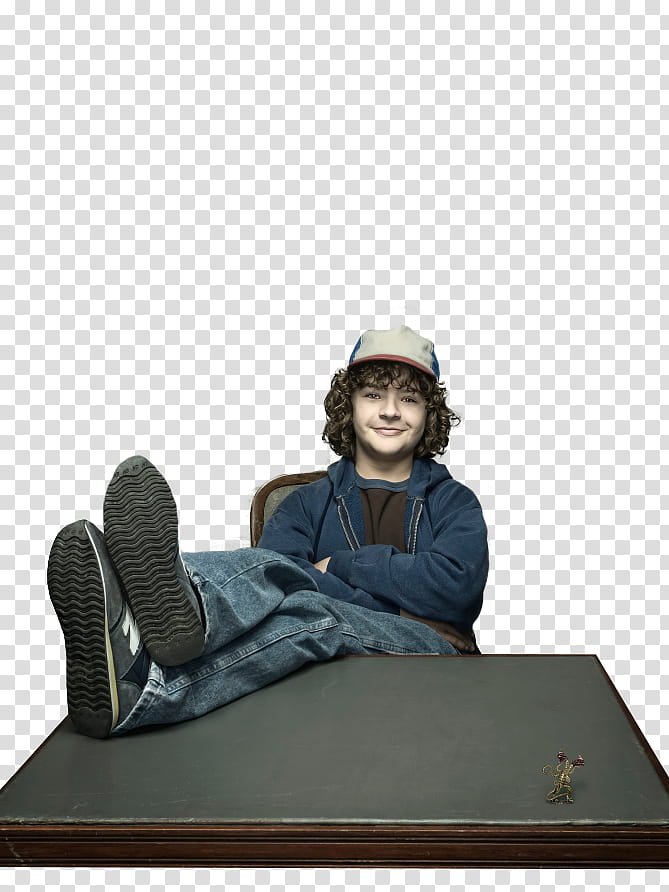Stranger Things , man sitting on chair transparent background PNG clipart