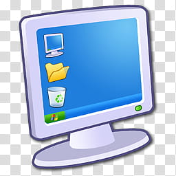 Refresh CL Icons , MyComputer, white flat screen computer monitor illustration transparent background PNG clipart