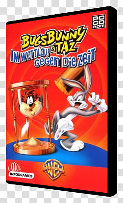CD Games Icons, Bugs Bunny y Taz, Perdidos en el tiempo transparent background PNG clipart