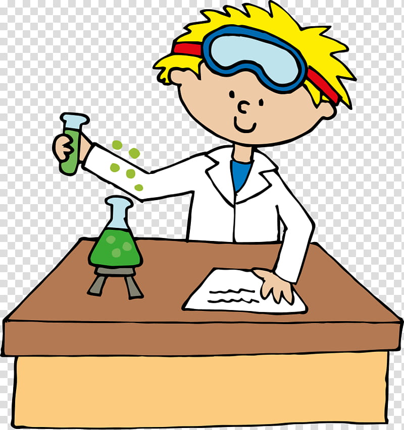 Science, Laboratory, Chemical Change, Cartoon, Finger, Happy, Sharing, Pleased transparent background PNG clipart