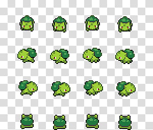 Bulbasaur - Pokemon Shiny Bulbasaur Sprite - Free Transparent PNG Download  - PNGkey