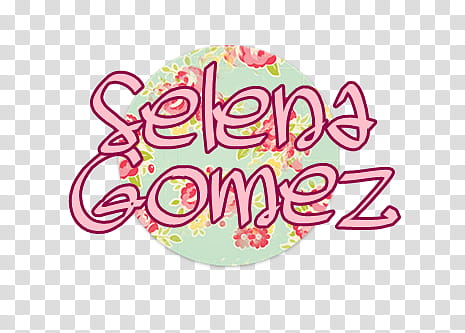 Texto Selena Gomez transparent background PNG clipart