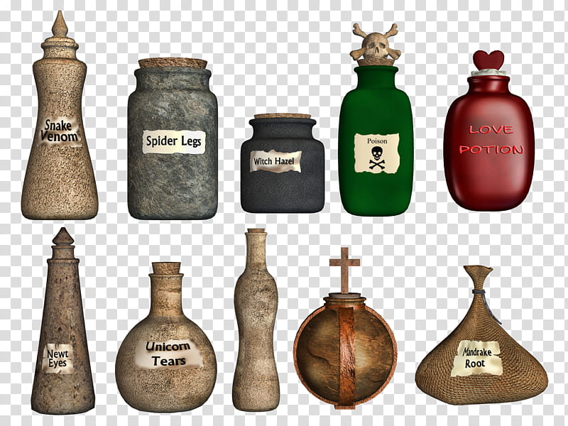 Spooky Potions transparent background PNG clipart