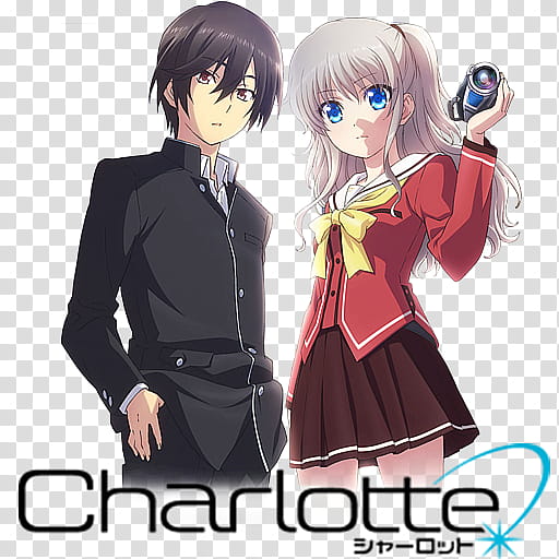 Charlotte V Anime Icon, transparent background PNG clipart