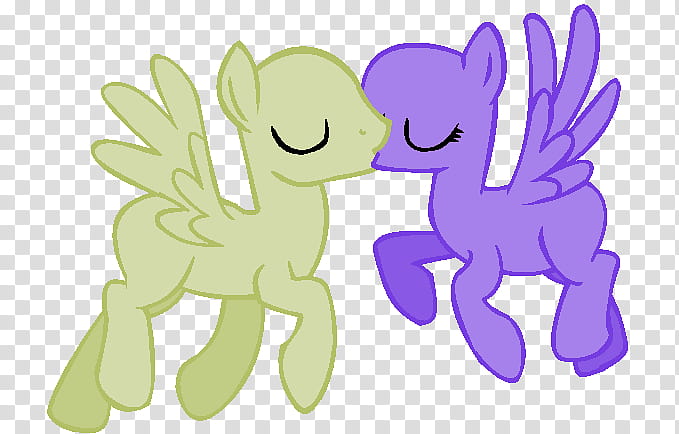 Flying Kiss Base, yellow and purple My Little Pony transparent background PNG clipart