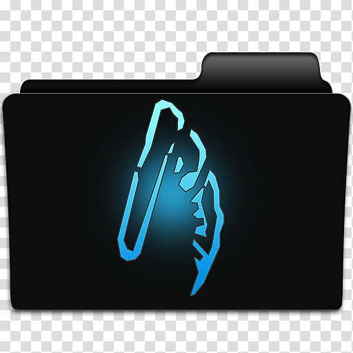 Game Folder   Folders, black and blue claw computer folder icon transparent background PNG clipart
