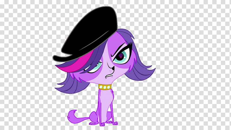 Zoe Trent Angry , purple dog character transparent background PNG clipart