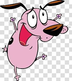 Cartoons s, Courage the Cowardly Dog transparent background PNG clipart