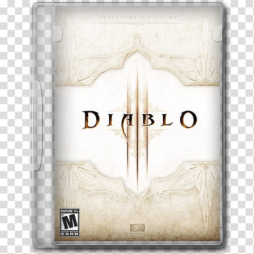 Game Icons , Diablo-III-Collector's-Edition, Diablo case transparent background PNG clipart