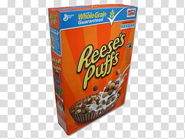 Reeses Puffs box transparent background PNG clipart