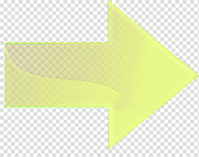 Origami Arrow, Angle, Line, Green, Yellow, Paper, Paper Product, Symbol transparent background PNG clipart