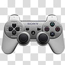 PS Dock Icons, SilverController, gray Sony DualShock  transparent background PNG clipart