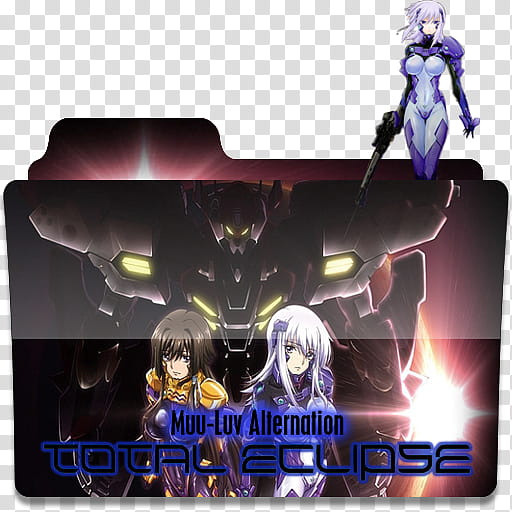 Anime Icon Pack, Muv Luv Alternative Total Eclipse transparent background PNG clipart