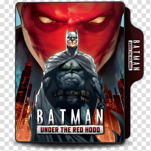 Movie Folder Icons Part , Batman, Under the Red Hood transparent background PNG clipart
