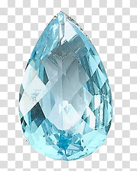 gemstones, blue teardrop cut gemstone transparent background PNG clipart