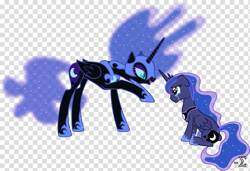 Nightmare Moon Torments Princess Luna, black Little Pony character transparent background PNG clipart