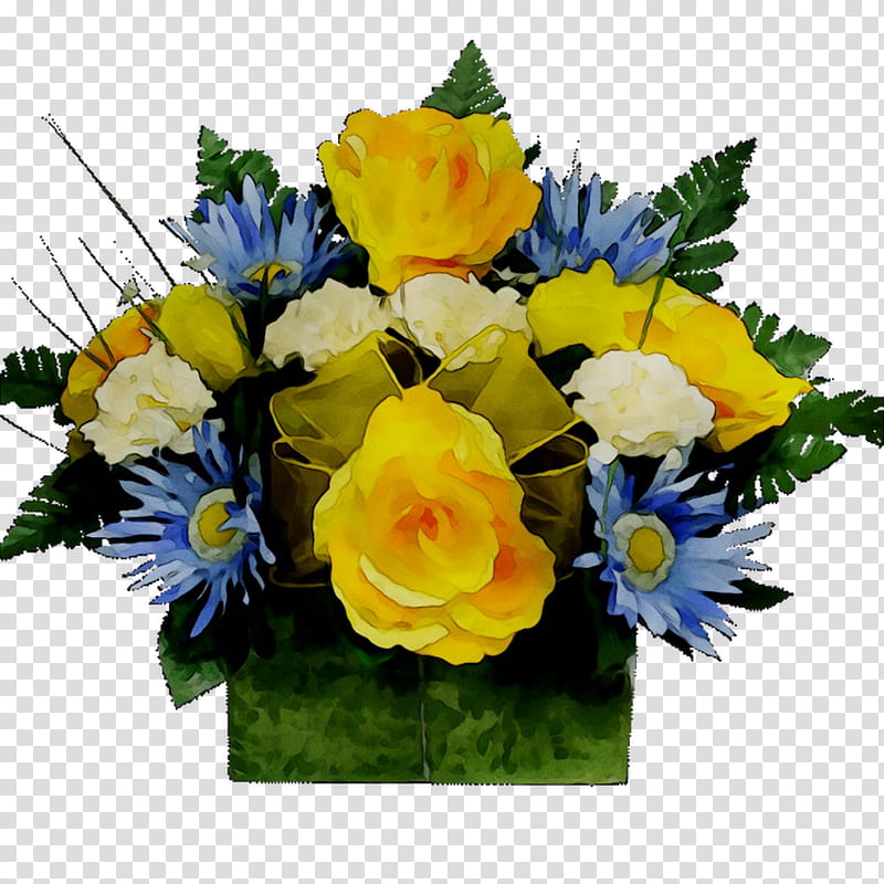 Green Grass, Rose, Yellow, Flower Bouquet, Floral Design, Blue, Floristry, Cut Flowers transparent background PNG clipart