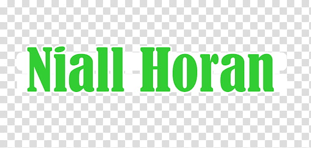 Niall Horan Texto transparent background PNG clipart