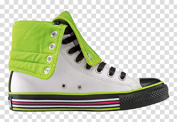 white, green, black, red, and white sneaker transparent background PNG clipart