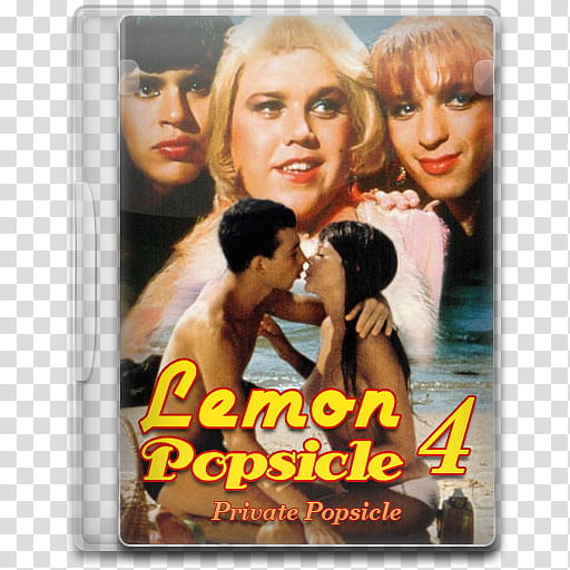 Movie Icon Mega , Lemon Popsicle , Private Popsicle, Lemon Popsicle  DVD case transparent background PNG clipart