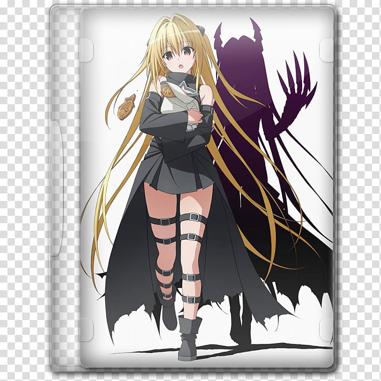 Anime  Summer Season Icon , To Love-Ru; Trouble, Darkness nd, v, yellow-haired female anime character illustration transparent background PNG clipart