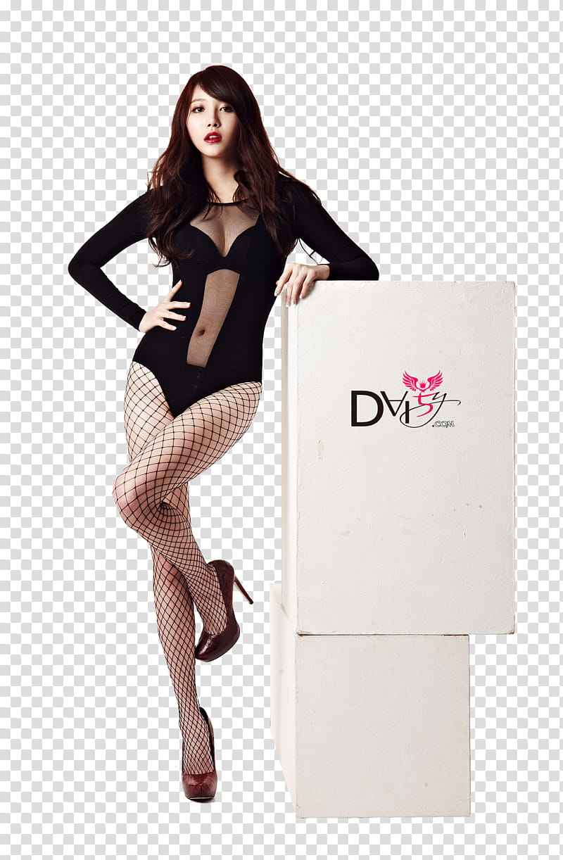 Yura Girls Day Render, woman in black one-piece swimsuit transparent background PNG clipart