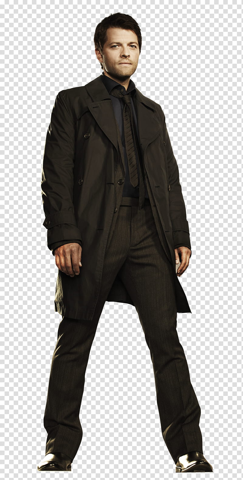 Supernatural, men's black trench coat transparent background PNG clipart