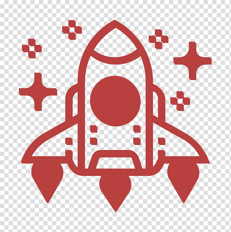 Rocket icon Astronautics Technology icon, Red, Symbol, Logo transparent background PNG clipart