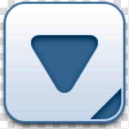 Albook extended blue , triangular symbol transparent background PNG clipart