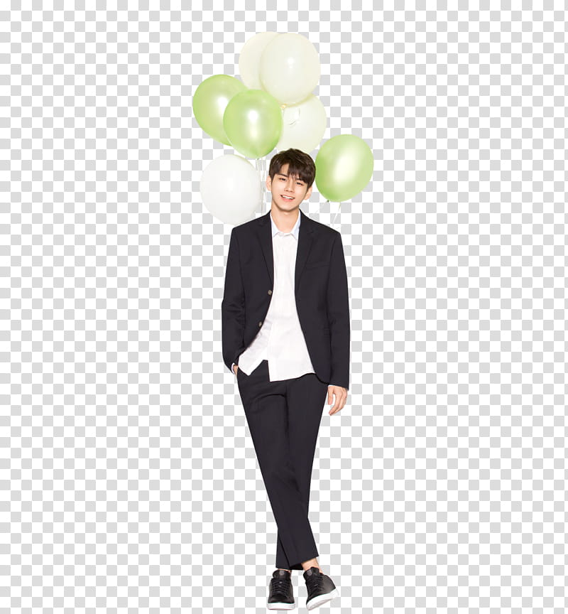 WANNA ONE X Ivy Club P, man wearing formal coat transparent background PNG clipart