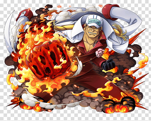 Sakazuki AKA Admiral Akainu, One Piece male character transparent background PNG clipart