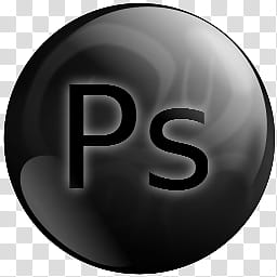Black Pearl Dock Icons Set, BP Adobe shop transparent background PNG clipart