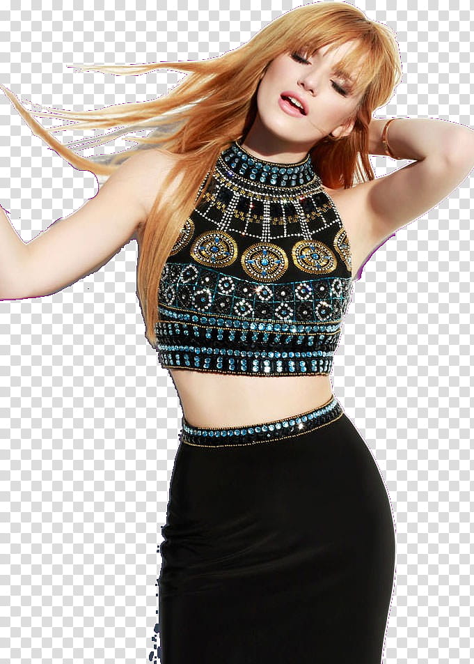 Bella Thorne Sherri Hill shoot transparent background PNG clipart