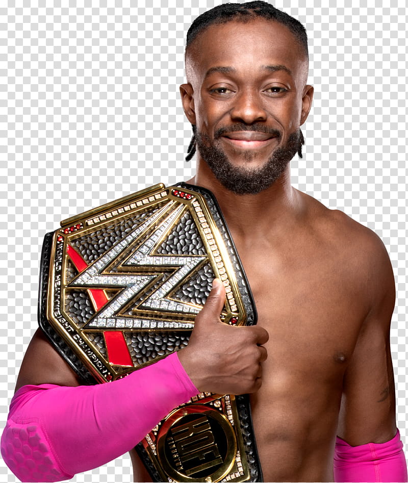 Kofi Kingston NEW WWE Champion transparent background PNG clipart |  HiClipart