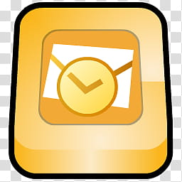 WannabeD Dock Icon age, Microsoft Office Outlook, Envelop illustration transparent background PNG clipart