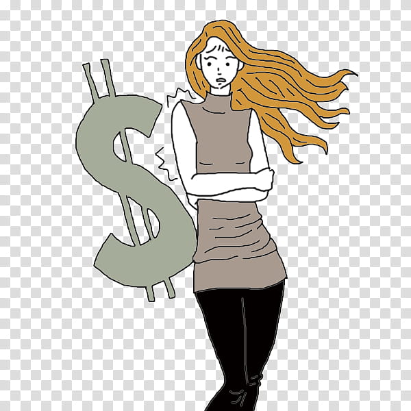 Woman, Dream, Money, Dream Dictionary, Debt, Drawing, Human, Thumb transparent background PNG clipart