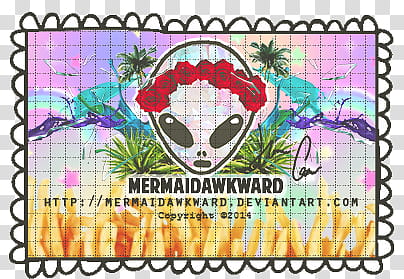 Full, mermaidawkward text transparent background PNG clipart