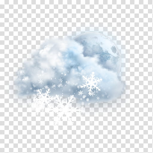 The REALLY BIG Weather Icon Collection, mostly-cloudy-snow-moderate-night transparent background PNG clipart