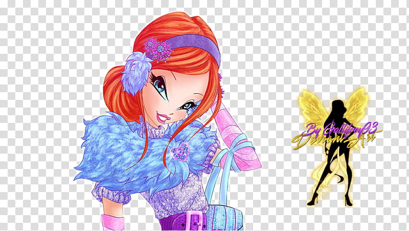 Winx Club Bloom Winter Style Couture transparent background PNG clipart