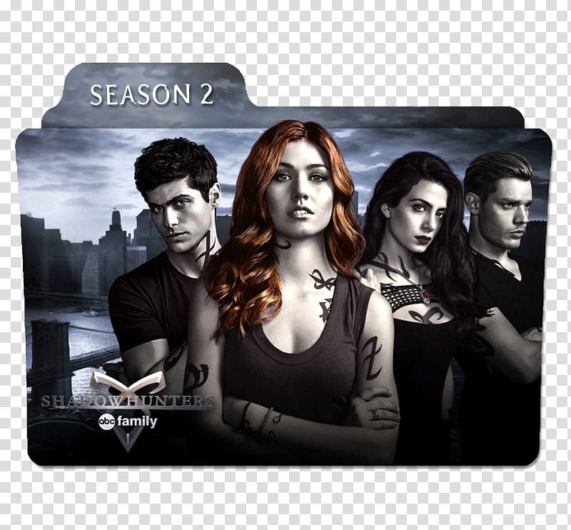 Shadowhunters Serie Folders, Shadow Hunter season  folder transparent background PNG clipart