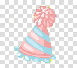 Recursos para crear dolls, pink and blue party hat painting transparent background PNG clipart