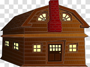 house home building dollhouse cottage, Watercolor, Paint, Wet Ink, Log Cabin, Shed, Playhouse, Facade transparent background PNG clipart thumbnail