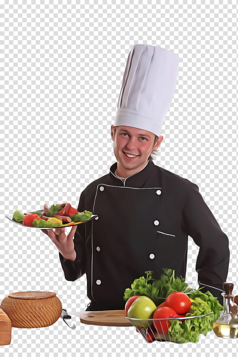 cook chef's uniform chef chief cook cooking, Chefs Uniform, Food, Culinary Art, Cooking Show, Vegetable transparent background PNG clipart