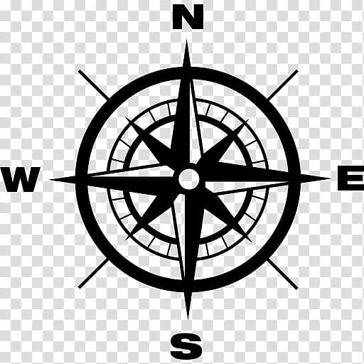 Cartoon Clock, Compass, North, Cardinal Direction, Compass Rose, Qibla Compass, Relative Direction, Wheel transparent background PNG clipart