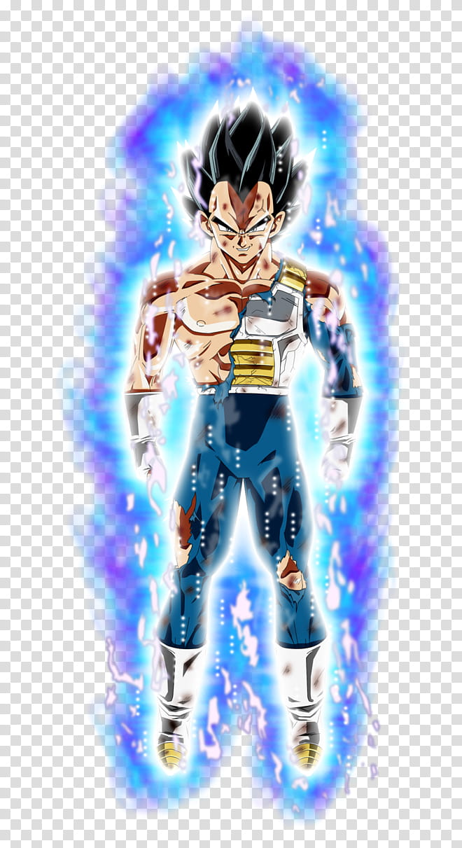 Vegeta Ultra Instinct Aura transparent background PNG clipart