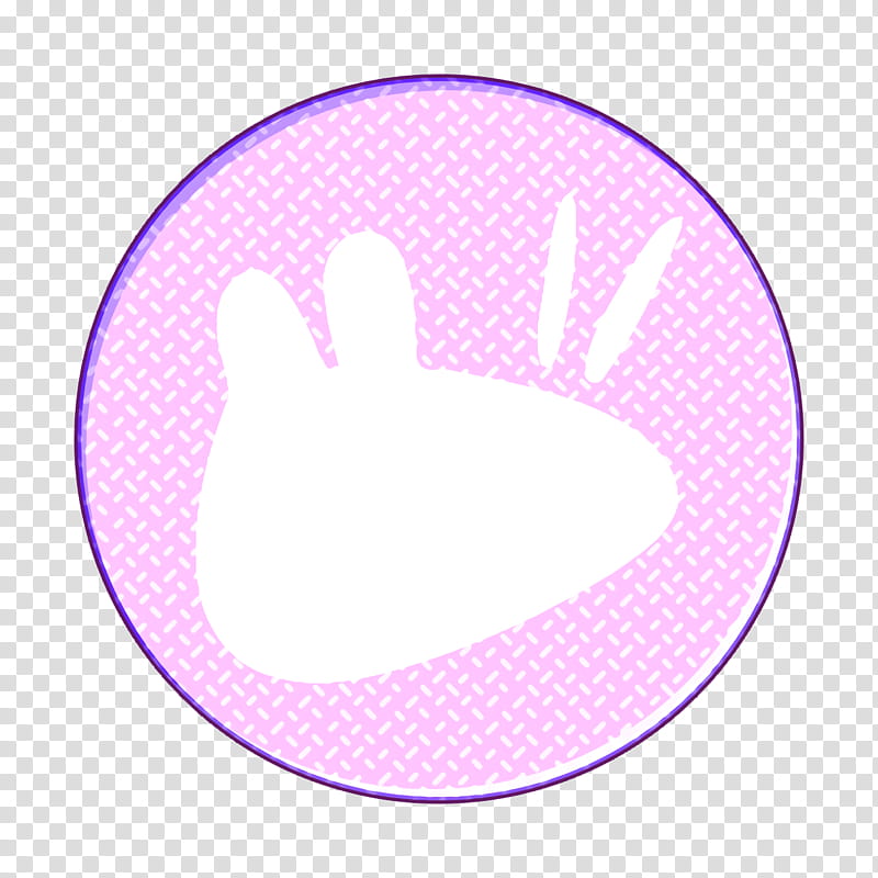 xubuntu icon, Violet, Purple, Pink, Finger, Hand, Circle, Gesture transparent background PNG clipart